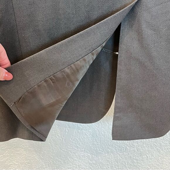 Christian Dior Monsieur Wool 2 Button Suit Jacket Blazer in Taupe size 42R - Picture 6 of 14